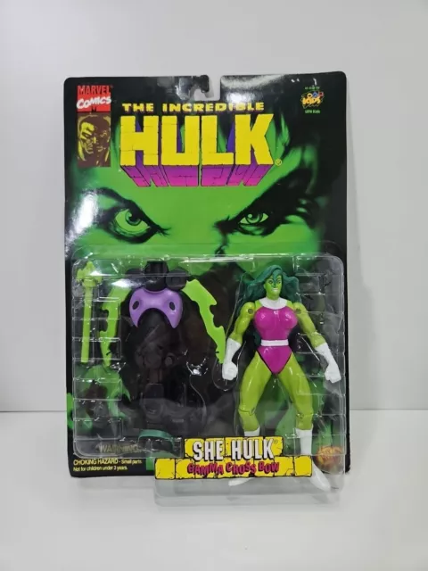 She Hulk Action Figure Marvel ToyBiz 1996  Rare New/sealed