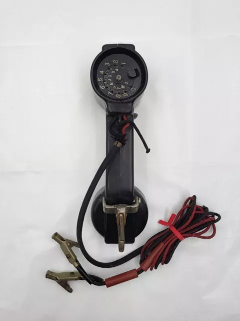 Western Electric Bell Systems Lineman Rotary Hand Set Line Test Tool Equipment