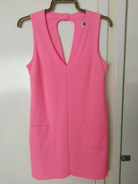Abito da donna/ragazza taglia 10 da Chelsea ragazza @ River Island usato rosa brillante