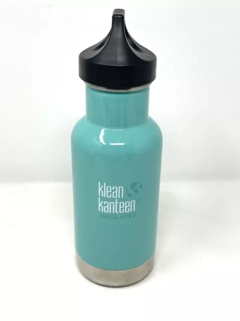 Klean Kanteen 12oz Insulated Stainless Steel Bottle Classic Cap Blue