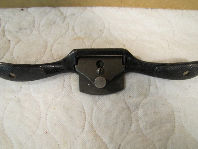 Vintage Stanley No. 51, 10" Spoke Shave, Draw Knife, Woodworking Tool USA