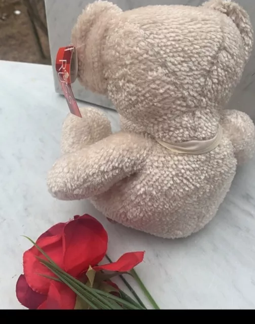 NwT Russ L’Amour Teddy Bear Cream Plush Chenille Stuffed Animal 2