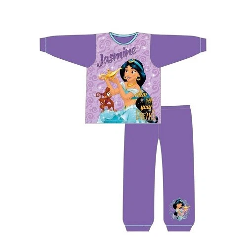 GIRLS DISNEY ALADDIN Princess Jasmine Pyjama Set Pjs Age 18 Months