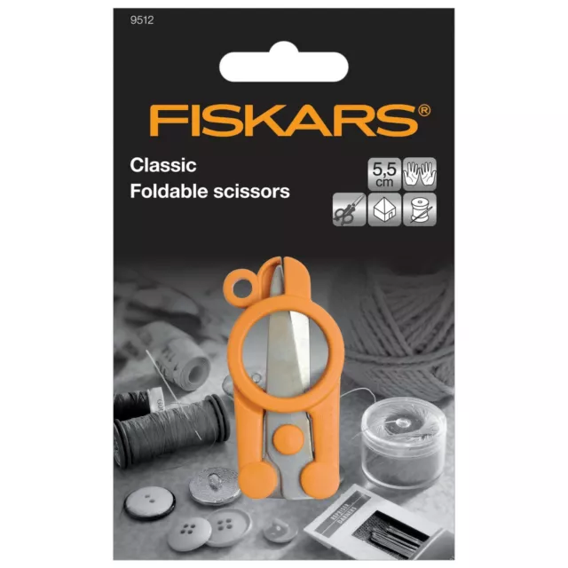 Fiskars Classic Foldable Scissors 10cm