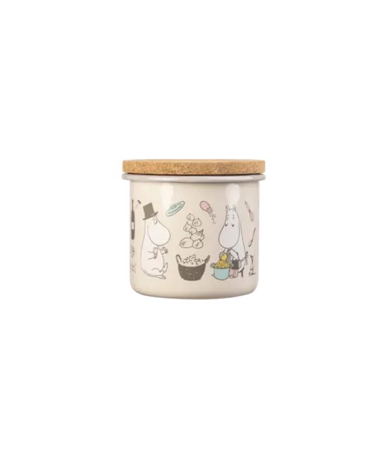 Moomin Enamel Jar 1,3L Bon Appetit