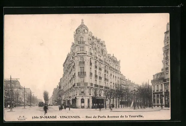 CPA St-Mandé-Vincennes, Rue de Paris, Avenue de la Tourelle