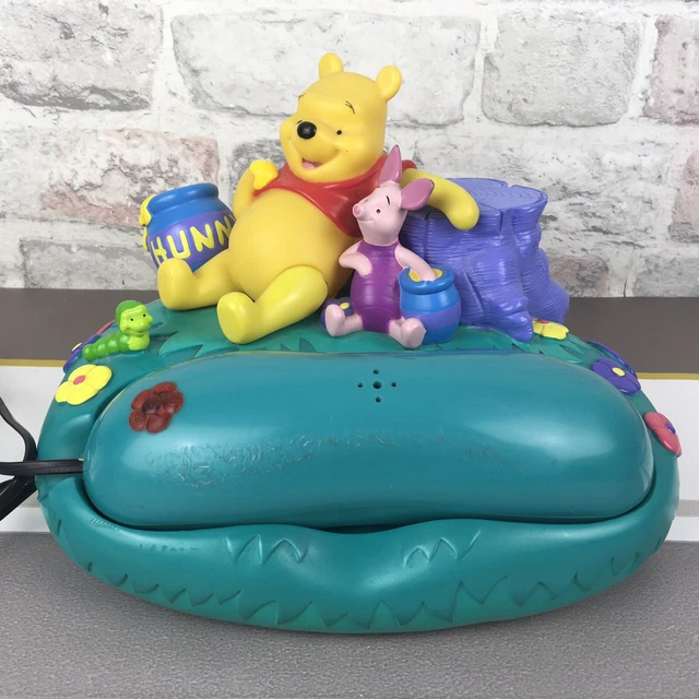 DISNEY NOVELTY WINNIE the Pooh & Piglet Telephone Tested and Working E2