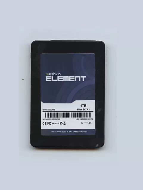 Mushkin Element 1TB SSD MKNSSDEL1TB 2.5 pulgadas SATA III - 6Gb/s
