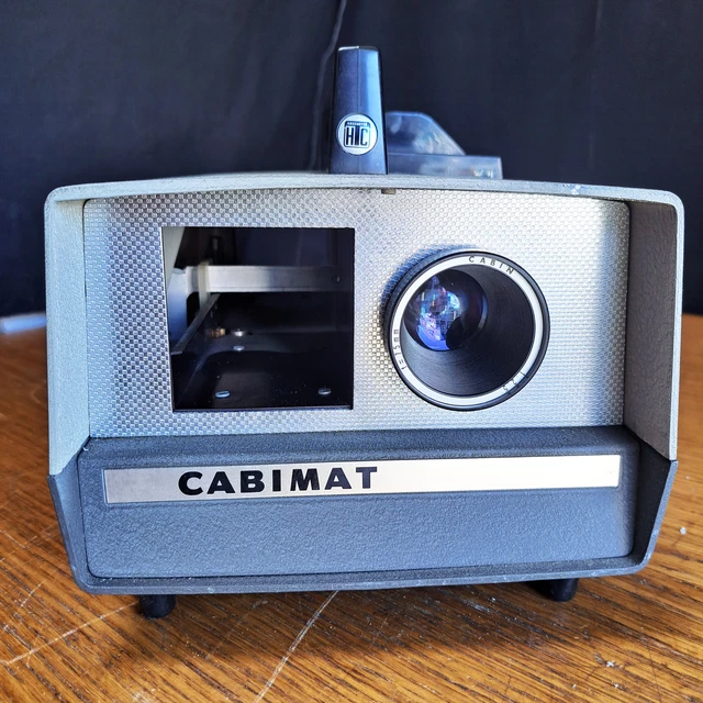 VINTAGE RARE CABIMAT Automatic Slide Projector With Remote Very Good Condition £75.00 PicClick UK