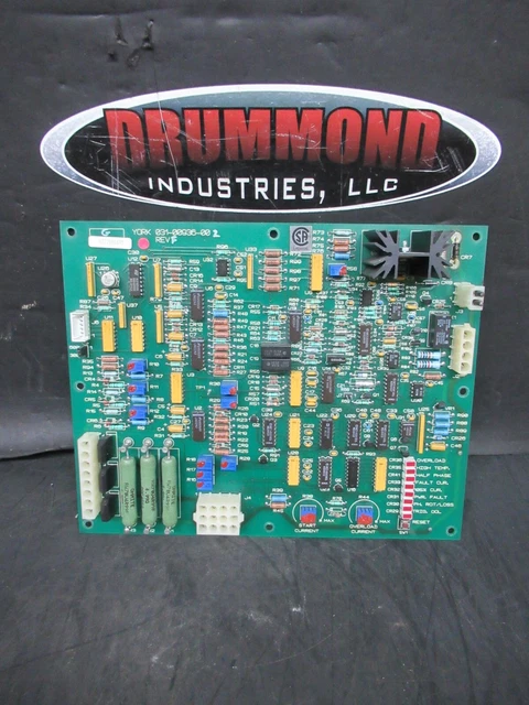 York Logic Control Circuit Board 031-00936-002 Rev. F **Warranty Included**