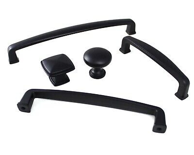 cabinet hardware pulls knobs and handles matte black variety style and pack