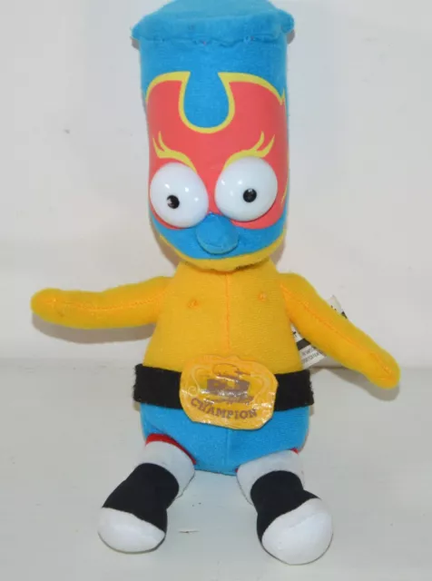 Peluche THE SIMPSONS Groening PMS Springfield Champion BART WWF 2008 28 cm