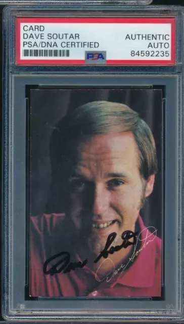 1973 PBA Bowling Dave Soutar signed auto autograph PSA/DNA tough