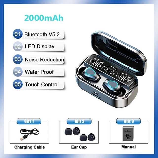 G28 TWS Wireless Bluetooth Earphones Dual Stereo Headphones Noise Reduction X3Z1