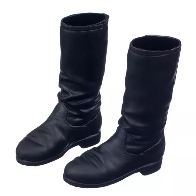 1/6 Female Flat Knee High Shoes Boots for 12" Kumik    Figure