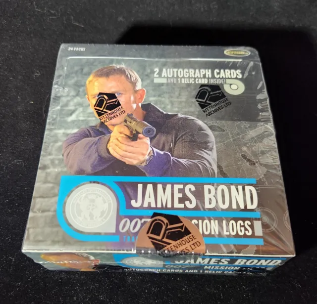 James Bond Mission Logs Trading Cards - Sealed Box - Rittenhouse Archives