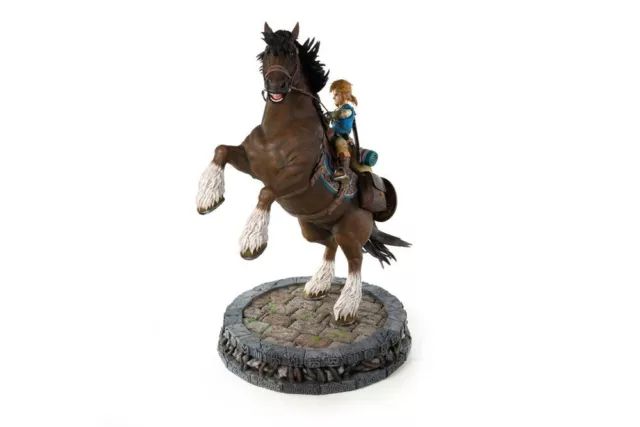 statue   Zelda   Link  et Epona    Breath of the Wild 3