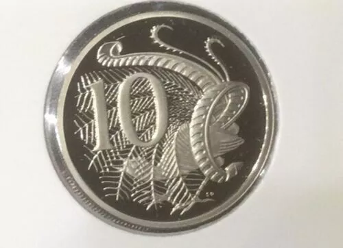 1995 RAM UNC 10c COIN FROM MINT SET - LYREBIRD - RARE TEN CENT