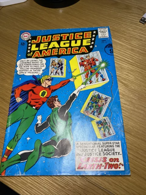 DC Comic Justice League Of America No 22 1963 Crisis on Earth-Two