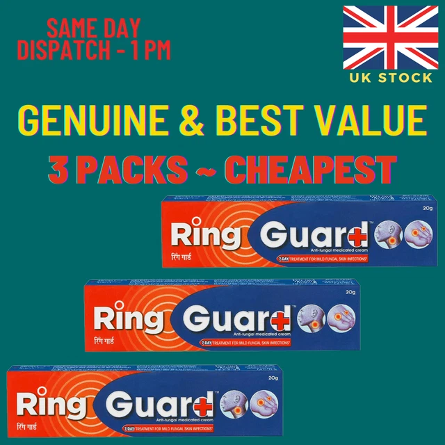 RING GUARD 20G Jock Itch Dhobi Itch Anti Fungus & Anti Bacterial cream