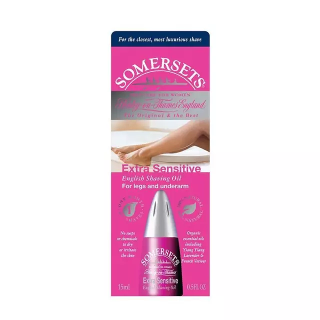 Somersets Extra Sensible Anglais Rasage Huile Pour Jambes Et Aisselles (Rose)