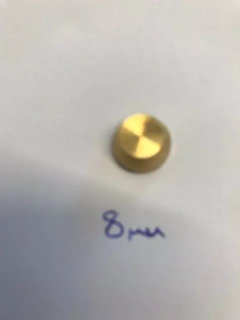 Compression Brass Blanking Disc Caps - 8mm up to 28mm *MULTIBUY* - To cap off 3