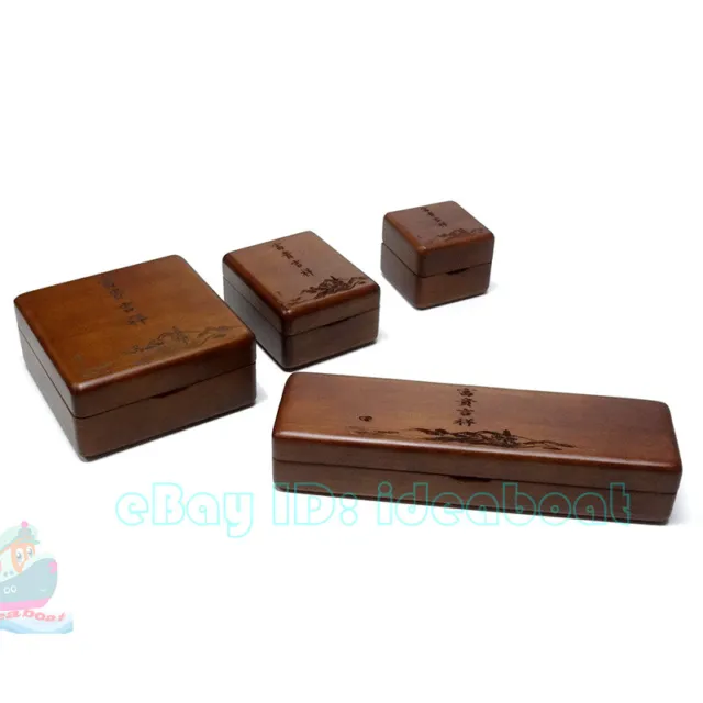 Jewelry Wooden Box Necklace Bracelet Bangle Pendant Ring Wood Packing Gift Boxes