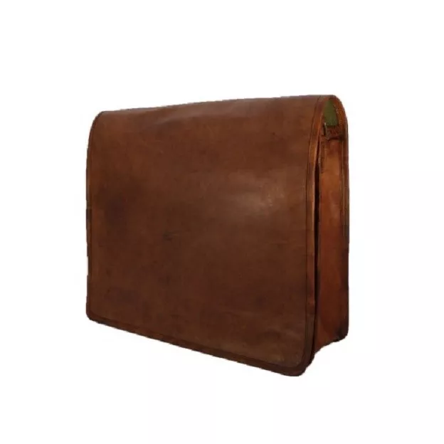 Hombre Diseño Vintage Cartera de Cuero Bolsa Bandolera Maletín para Portátil 2