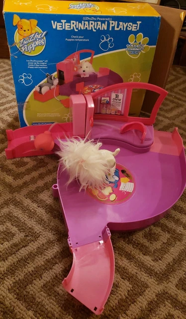 Zhu Zhu Puppies Veterinarian Playset & Accessories in Box ZHUZHU Cepia