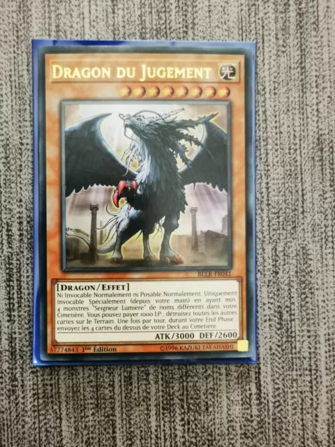 Carte Yu-Gi-Oh - Dragon du Jugement - BLLR-FR041 - Ultra rare - VF