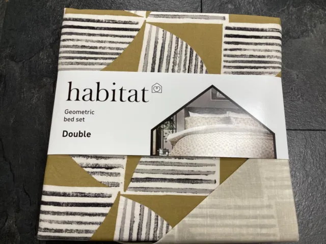 Set letto geometrico Habitat nuovo con etichette nuovo con etichette post il giorno successivo