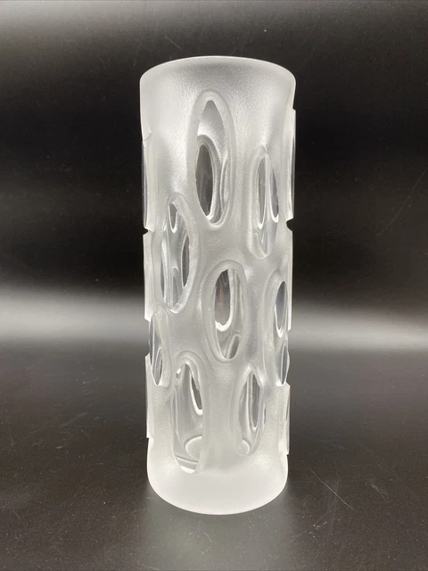 Vintage MCM 1970s Peill & Putzler West Germany glass vase