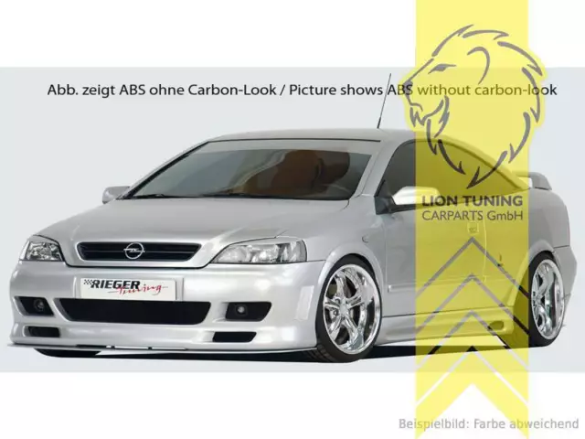 Rieger Seitenschweller für Opel Astra G Coupe Cabrio links rechts carbon optik 2