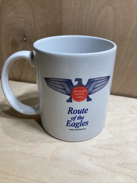 Missouri Pacific Lines Route Of The Eagles Railroad Train Coffee Mug Cup