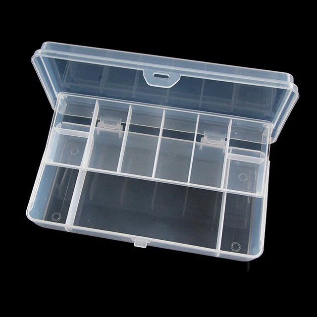 Portable Fishing Tackle Box 11 Compartments Double-deck Storage Case accessories