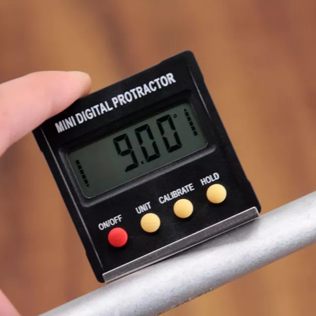 Digital Inclinometer Bevel Box Angle Protractor Gauge Spirit Level LCD Display