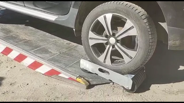 Voiture Récupération Roue Rouleau Dolly Chariot Patins Endommagé Résistant Vidéo