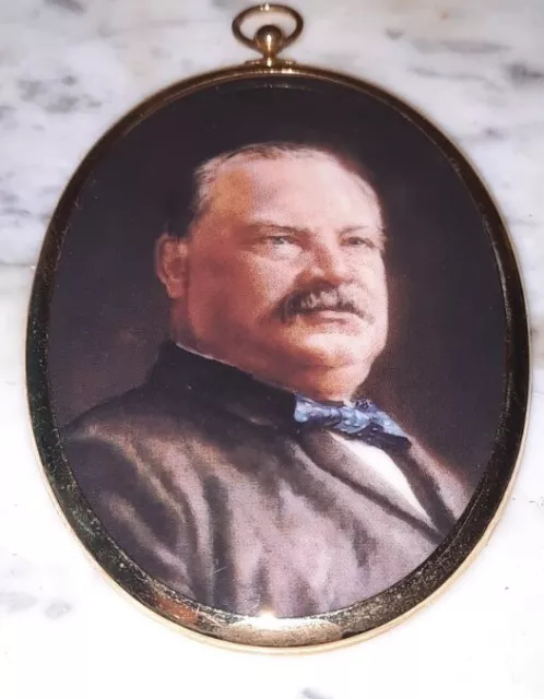 Grover Cleveland Oval Office Collection Porcelain Christmas Ornament President