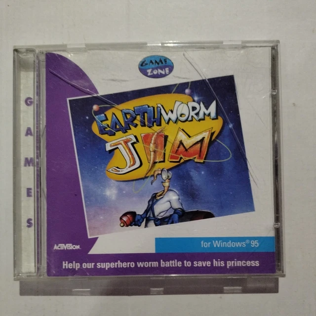 Boîte Earthworm Jim 2 PC, Big Box Vide, Sans Jeu, Collection
