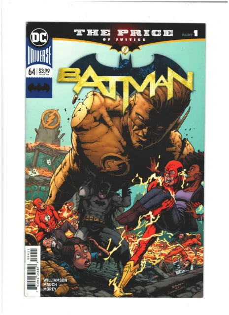 Batman #64 VF/NM 9.0 DC 2019 Burnham Variant The Price pt.1 Flash