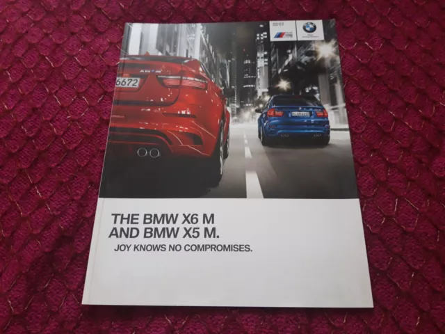 2012 BMW X6 M & X5 M Brochure Prospekt Catalog ENGLISH 46 pages 2 2011