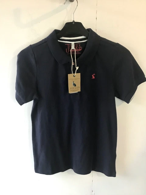 Joules Woody Boys Navy Blue Polo Shirt, Age; 9-10 years, BNWT