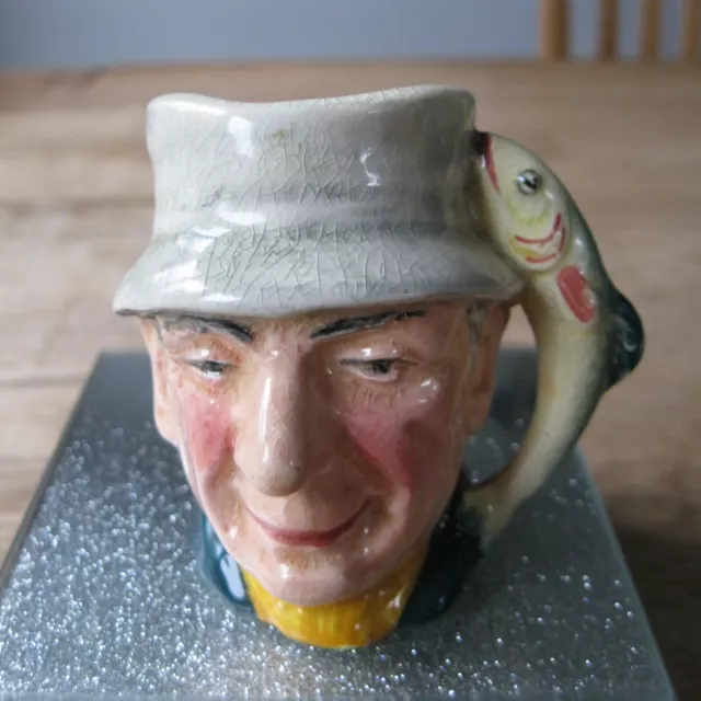 Vintage Lancaster Sandland Ware Character Toby Jug  FISHERMAN 1950s