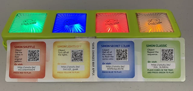 Memory Game Simon Led HASBRO SIMON FLASH Simon sagt Memory Lights elektronisches Spiel EUR 13 ...