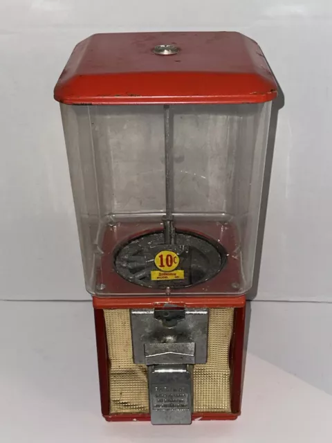 Vintage Northwestern Parkway Corp Vending Machine Model 60 Gumball Toy 10 Cent