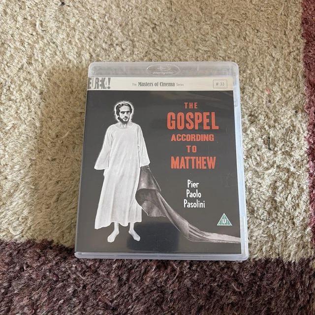 THE GOSPEL ACCORDING to Matthew Blu-ray & DVD - Eureka Pasolini £21.50 ...