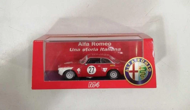 Miniature Alfa Romeo GTAm Zandvoort N°28 1970 - M4 1/43 VY11944 - Slotemaker