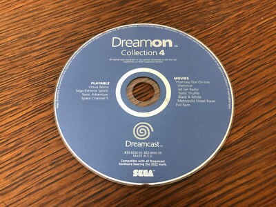 --- pour SEGA DREAMCAST DREAMON  COLLECTION  VOL 4 