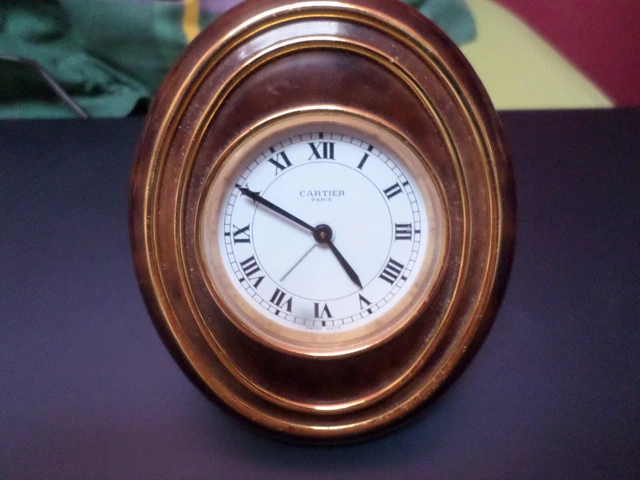 Lot - CARTIER Pendulette réveil