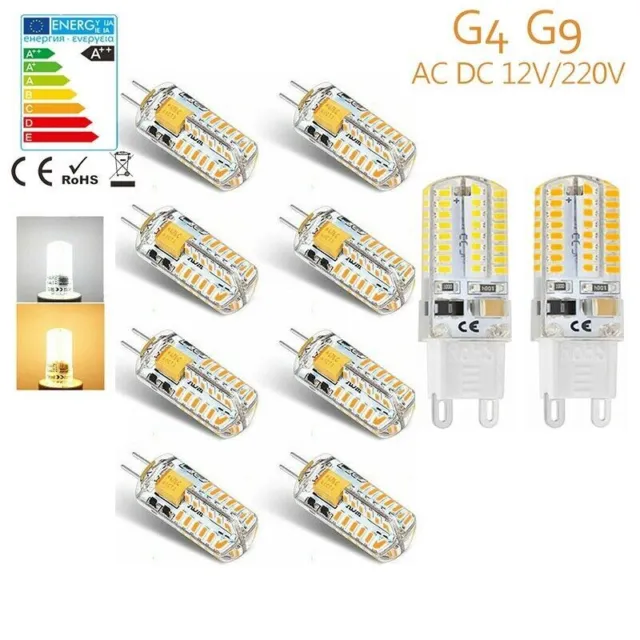 G9 G4 LED 3W 5W 7W DC 12V Glühbirne Dimmbare Leuchtmittel Kaltweiß Warmweiß 230V